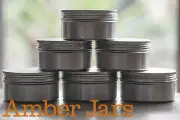 10x200ml Aluminium Jar with Wadded Lid Candle Jar, Beard Balm Jar, FREE POST
