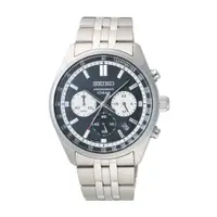 在飛比找PChome24h購物優惠-SEIKO 巔峰極速三眼計時腕錶-銀X黑
