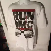 Run DMC T Shirt New Withtags Size Mens 2XL White Color