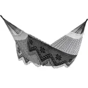 Vivere Hammock Bed 1"x67"X156" Authentic Brazilian Cotton Bohemian Luxury Luxo