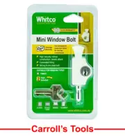 Whitco White CYL4 Mini Bolt Lock