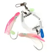 Wild Blue Tackle All Purpose Flasher Skirt 60mm Lumo/Pink