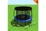 Kahuna Trampoline 6ft with Roof - Blue
