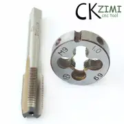 M9×1 HSS Metric Tap And Die Set,Thread Tap + Round Die Right Hand HSS Taper