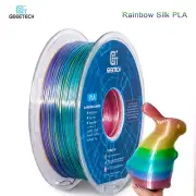 GEEETECH Filament Rainbow Gradient Color Silk PLA 1.75mm 1kg/Roll Glossy PLA AU