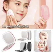 1X/3X Magnification Makeup Mirror Rechargeable LED Lighted Mini Mirror Travel