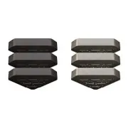 Bathroom Shelf Adhesive Corner Shower Caddy Organiser Storage Rack - 3pcs