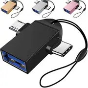 4pcs USB C to USB 3.0 Adapter Type C OTG Converter High-Speed Data Transfer Compatible with Type- Tablets Laptops