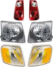 Lighting Kit Compatible with 2001-2005 Ford Explorer Sport Trac FO2502170 FO2503170 FO2520164 FO2521164 FO2800152 FO2801152