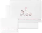 Coralina Giraffe White and Make Up Baby Winter Bedding Set