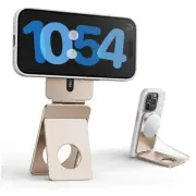 Phone Tripod Stand, Aluminum Alloy Mini Tripod Compatible with Desert Gold