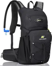 Hydration Backpack, 18L Multipurpose Hiking Backpack with 3L Water Bladder, Wate