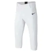 NWT Nike Men's 3XL VAPOR Select White High BASEBALL Pants Black swosh BQ5400-100
