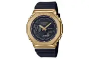 Casio G-Shock GM-2100 GM-2100G-1A9 CasiOak Metal Case Men's Watch (Black & Gold) (2Y Replacement Warranty) GM2100G-1A9