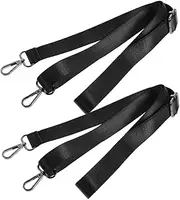 Fit Secure: 2pcs Horse Blanket Leg Straps Adjustable Stretchy Double Metal Snaps for Horse Sizes