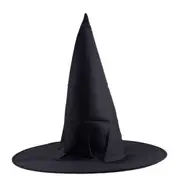 10PCS Halloween Party Cosplay Oxford Cloth Cone-shaped Witch Hat