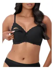 [Triumph] Gorgeous Mama Lace Maternity Bra in Black