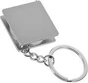 NUOBESTY 1pc Metal Measuring Tape Keychain Small Mini Measure Tape Keychain Tape Measure Steel Tape Measure Mini Key Ring Measuring Tape Mini Tape Measure Tape Measure Body Measure Keychain