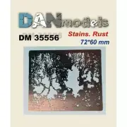 Stains (stais and rust) - For Scale Model Kit Dan Models 35556 Scale 1:35