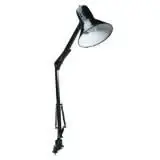 Globe Electric 56963 Black 1-Light Clamp On Swing Arm Desk Lamp