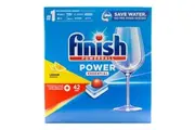 42pc Finish Scented Dishwasher Tablets Capsules w Powerball Lemon Sparkle