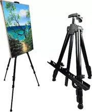 Art Painting Artist Easel Stand, Metal Adjustable Easel Stand for Painting