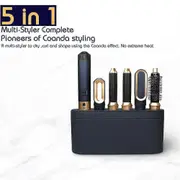 2024 New Hair Dryer Multi Hair Styler 5 In1 Curling Iron-hf Valentine's Day Leather box US