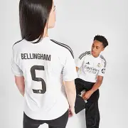 adidas Real Madrid 2025/26 Bellingham #5 Home Shirt Jnr