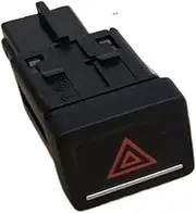 FKAUPUZTY Double Flash Light Lamp Switch Hazard Warning Emergency Switch Button Fit for Golf 7 MK7 VII 2013-2017 5G0953509