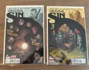 ✨2X ORIGINAL SIN MARVEL COMIC BOOK LOT OF 2~NEW IN PLASTIC COVER✨
