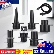 6Pcs Inflatable Boat SUP Pump Adapters Valves Adapter Air-Pump Hose Connectors