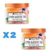 Tree Hut Lemon Blueberry Tart Shea Sugar Scrub 18oz ~ Ultra Hydrating 2 PACK NEW