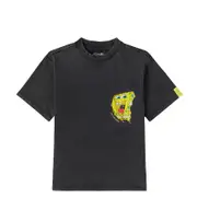 [Stella McCartney Kids] Stella McCartney Kids Printed cotton jersey T-shirt Y 4 black