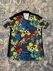 Adidas Mens Originals Tiro Soccer Floral Polyester Jersey Shirt HC3929