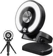 4K Webcam HD Mini Camera with Fill Light Laptop PC Computer Live Broadcast Camera Video Web Camera Microphone Webcast