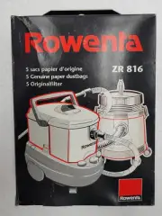 Genuine Rowenta ZR 816 Vacuum Bags 5 Pack for Rowenta Canister Vacuums NEW