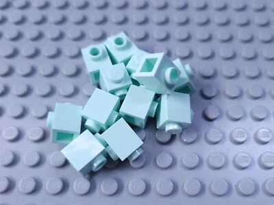 LEGO New Lot of 12 Light Aqua 1x1 Bricks with One Side Stud