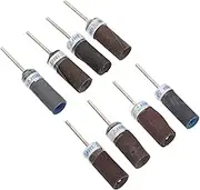 SEWACC 1set Sandpaper Sticks Polishing and Grinding Tools for Electric Includes Assorted Grit Sandpaper Rolls for Projects and Repairs Mirror Finish