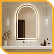 Simplus LED Bathroom Mirror Makeup Mirrors Wall Mount Stand Vanity Mirrors Light Decor