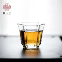 在飛比找ETMall東森購物網優惠-馨玉坊耐熱防爆透明品茗杯玻璃