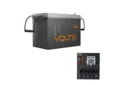 VoltX 12V 200Ah Lithium Battery + Switch Panel ON-OFF Control Box (Connect 12 Devices)