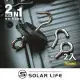Solarlife 索樂生活 防刮包膠強磁掛勾+吊環套組 43mm / 2入.強力磁鐵 露營車用 強磁防刮 車宿磁鐵