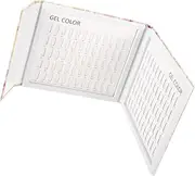 MOTHNUR Nail Polish Colour Chart Nail Display Plate 160 Nail Plate Stylish Functional Nail Display Book for Nail Shops