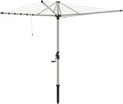 Hills 6 Lines Rotary Clothesline, Surfmist