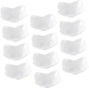 12pc Mini House Plates Set Doll House Trays Miniature Tableware for Decorations Simulated Snack Dishes Ideal for Miniature Kitchen