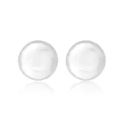 9ct White Gold 3mm Ball Stud Earrings