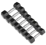 CORTEX Hex Dumbbell 56kg Set with Stand (4, 6, 8, 10kg Pairs)