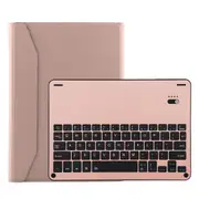 Bluetooth Keyboard & Leather Tablet Case For Ipad Air / Pro 9.7 Detachable Water Repellent Magnetic 3 Gear Angle Pink Keyboards