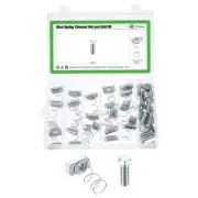 20Pcs 7/16"-14 Strut Spring Channel Nut Regular and 20Pcs 7/16"-14 Bolt