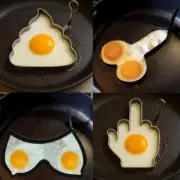 Funny Middle Finger Egg Mold,DIY Kitchen Accessories,Unique Shaped Eggs-Mold-..